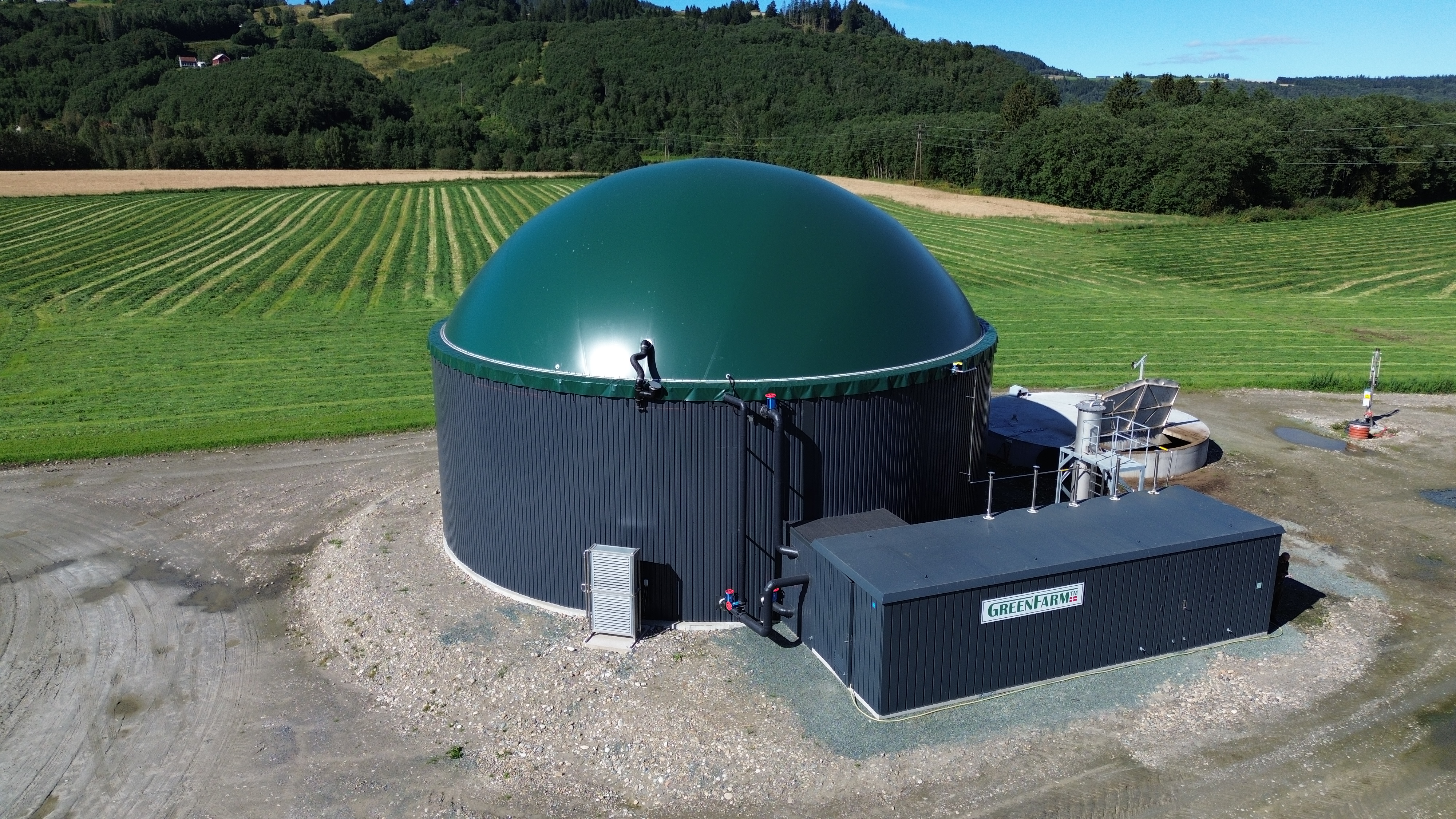 GreenFarm anlæg i Norge hos Elling Niedeng