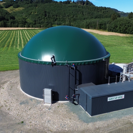 GreenFarm anlæg i Norge hos Elling Niedeng