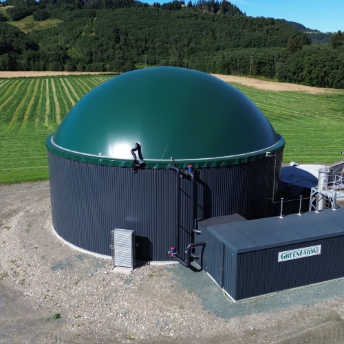 GreenFarm anlæg i Norge hos Elling Niedeng